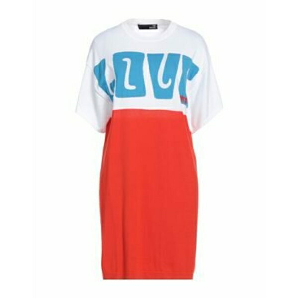 【送料無料】 モスキーノ レディース ワンピース トップス Mini dresses Red