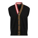 【送料無料】 ディースクエアード メンズ ニット&セーター アウター Cardigans Black(4)