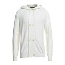 【送料無料】 ブレット ジョンソン メンズ カーディガン アウター Cardigans White