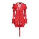 【送料無料】 エリザベスフランキ レディース カーディガン アウター Cardigans Red