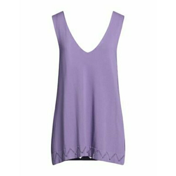 【送料無料】 エーケプ レディース Tシャツ トップス Tops Purple