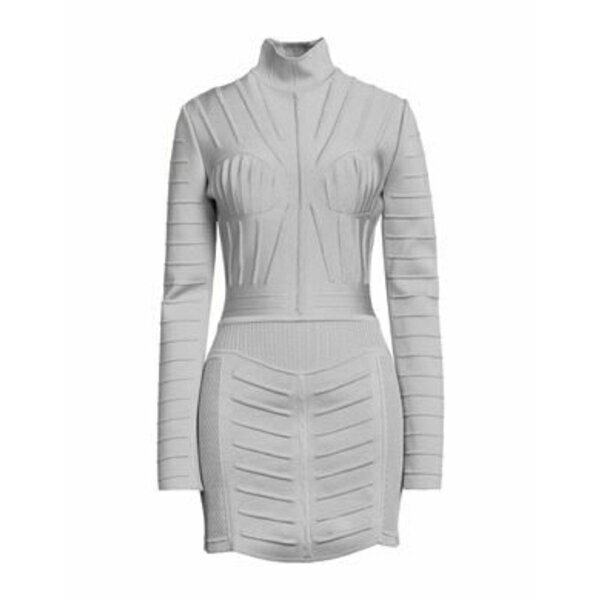 【送料無料】 バルマン レディース ワンピース トップス Mini dresses Grey