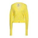 【送料無料】 セミクチュール レディース カーディガン アウター Cardigans Yellow