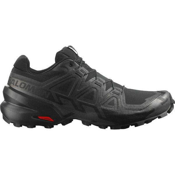Salomon サロモン メンズ スニーカー 【Salomon Speedcross 6 Black Phantom】 サイズ US_7.5(25.5cm) Black/Black/Phantom