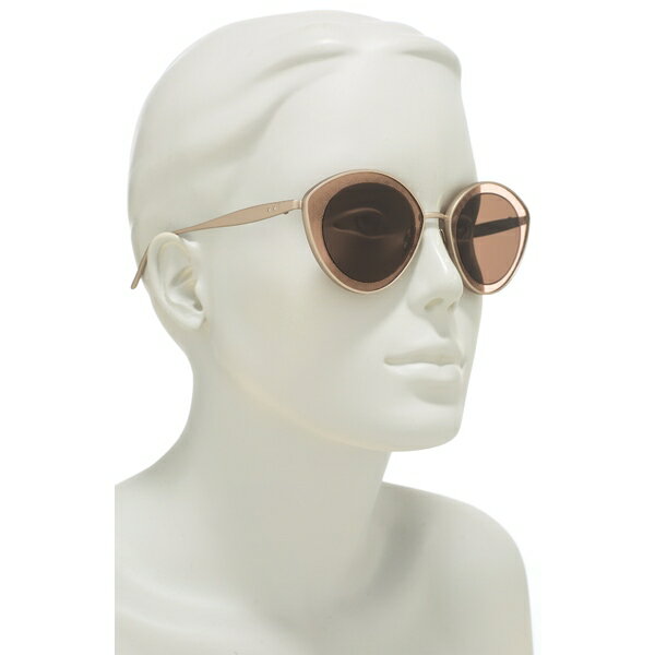 パからお アライア レディース サングラス＆アイウェア アクセサリー 48mm Round Sunglasses Gold Gold Brown：asty がかかりま