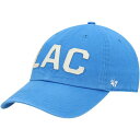 フォーティーセブン レディース 帽子 アクセサリー Los Angeles Chargers '47 Women's Finley Clean Up Adjustable Hat Powder Blue