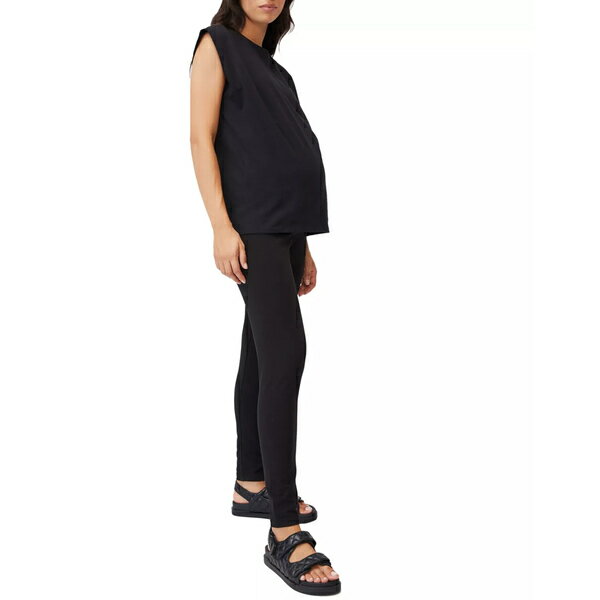 コットン オン レディース カジュアルパンツ ボトムス Cotton:On Maternity support leggings in black Black