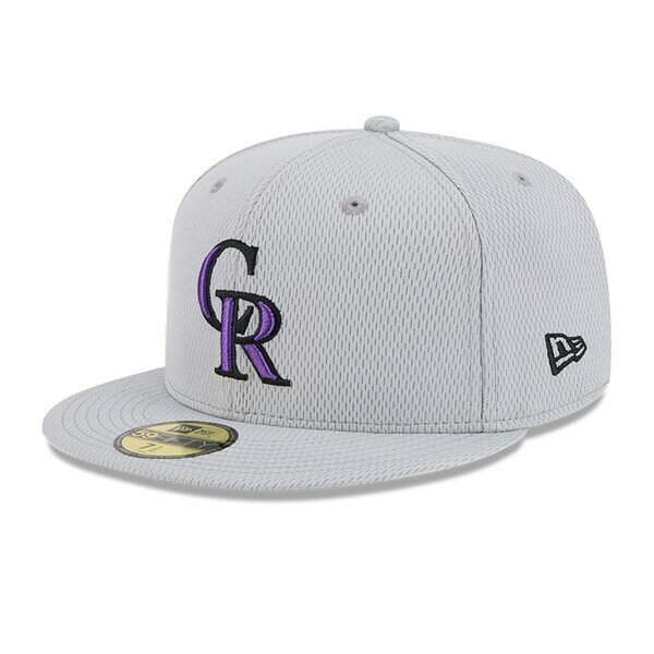 ニューエラ メンズ 帽子 アクセサリー Colorado Rockies New Era 2025 MLB Clubhouse 59FIFTY Fitted Hat Gray