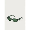 サムス サムス レディース サングラス&アイウェア アクセサリー JUDE SUNGLASSES UNISEX - Sunglasses - transparent green(4)