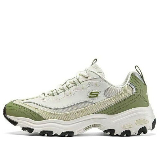 Skechers スケッチャーズ メンズ スニーカー 【Skechers D'Lites Varsity Spirit Sneaker 'White Beige Green' 894282-WMLT】 サイズ US_7(25.0cm) Skechers スケッチャーズ メンズ スニーカー 【Skechers D'Lites Varsity Spirit Sneaker 'White Beige Green' 894282-WMLT】 サイズ US_7(25.0cm)