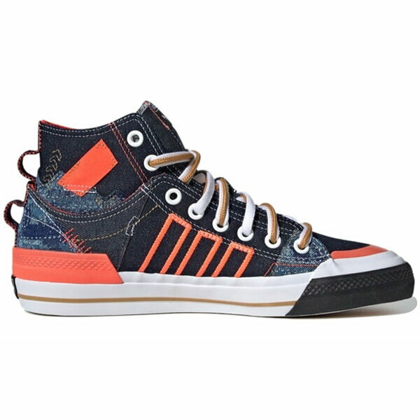 adidas アディダス メンズ スニーカー 【adidas Nizza Hi Dl 'Blue Orange White' FZ5238】 サイズ US_8(26.0cm)