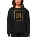 アンティグア レディース パーカー・スウェットシャツ アウター LAFC Antigua Women's Team Logo Victory Pullover Sweatshirt Black