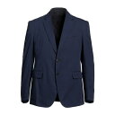 【送料無料】 ヴェルサーチ メンズ ジャケット＆ブルゾン アウター Blazers Navy blue