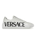 Versace ヴェルサーチ メンズ スニーカー 【Versace Medusa Greca Low】 サイズ US_9(27.0cm) White White Black