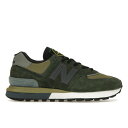 New Balance ニューバランス メンズ スニーカー 【New Balance 574 Legacy Stone Island Dark Green】 サイズ US_M_4 Dark Green/Brown(4)