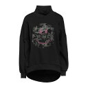 BRAND UNIQUE ブランドユニーク パーカー・スウェットシャツ アウター レディース Sweatshirts Black