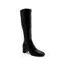 エアロソールズ レディース ブーツ シューズ Centola Dress Tall Mid Heel Boots Black Stretch Smooth Fa...