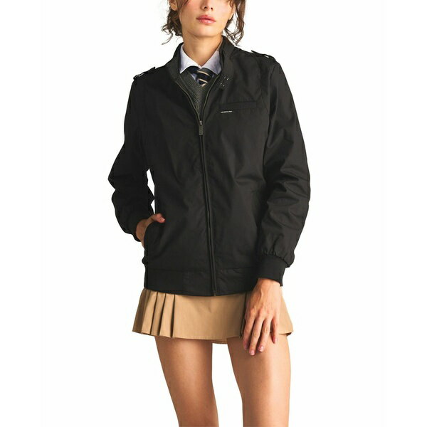 メンバーズオンリー レディース ジャケット＆ブルゾン アウター Women's Classic Iconic Racer Jacket (Slim Fit) Black