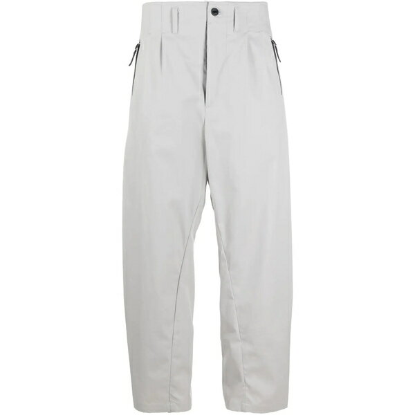ナイキ レディース カジュアルパンツ ボトムス pleat-detail zip-pockets worker pants grey