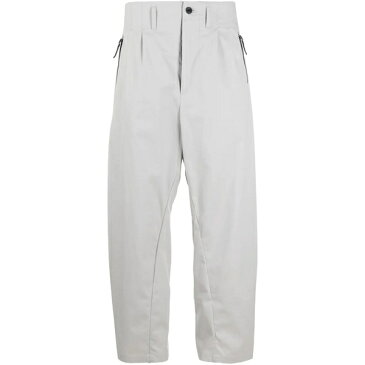 ナイキ レディース カジュアルパンツ ボトムス pleat-detail zip-pockets worker pants grey