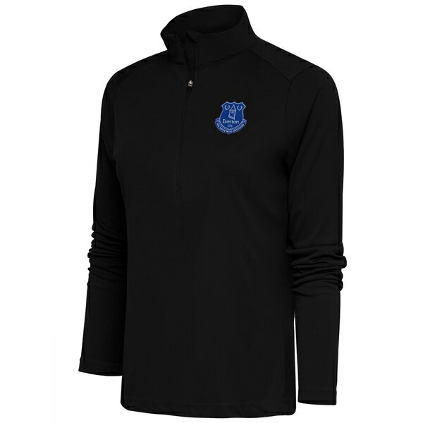 アンティグア レディース ジャケット＆ブルゾン アウター Everton Women's Statement HalfZip Pullover Black