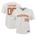 ゲームデイグレーツ メンズ ユニフォーム トップス Texas Longhorns GameDay Greats NIL PickAPlayer Lightweight Baseball Jersey White