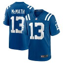 ナイキ メンズ ユニフォーム トップス Racey McMath Indianapolis Colts Nike Team Game Jersey Royal