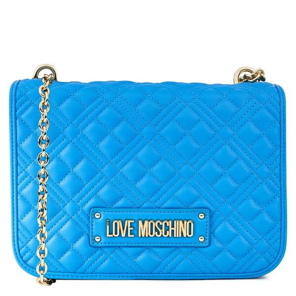 【送料無料】 ラブ モスキーノ レディース ショルダーバッグ バッグ Super Quilted Chain Shoulder Bag Azure Ocean 753