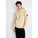 カルバンクライン メンズ パーカー・スウェットシャツ アウター Sweatshirt - warm sand