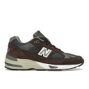 New Balance ニューバランス メンズ スニーカー 【New Balance 991 Brown Navy Grey】 サイズ US_8.5(26.5cm) Brown/Grey/Navy(4)