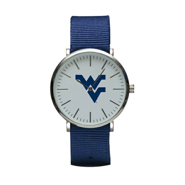 楽天astyジャーディン メンズ 腕時計 アクセサリー West Virginia Mountaineers Stitch Nylon Strap Watch Navy