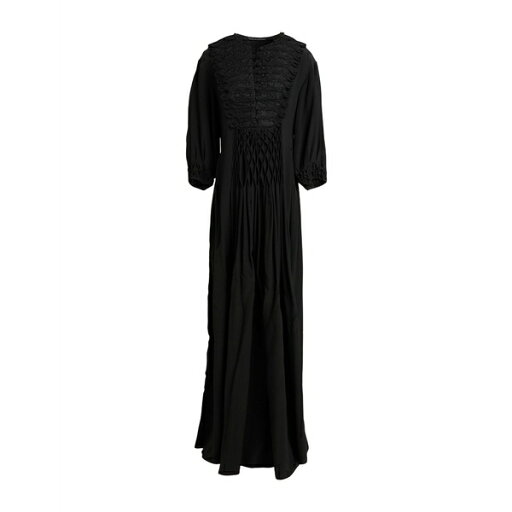 【送料無料】 エルマンノ シェルヴィーノ レディース ワンピース トップス Maxi dresses Black 【送料無料】 エルマンノ シェルヴィーノ レディース ワンピース トップス Maxi dresses Black