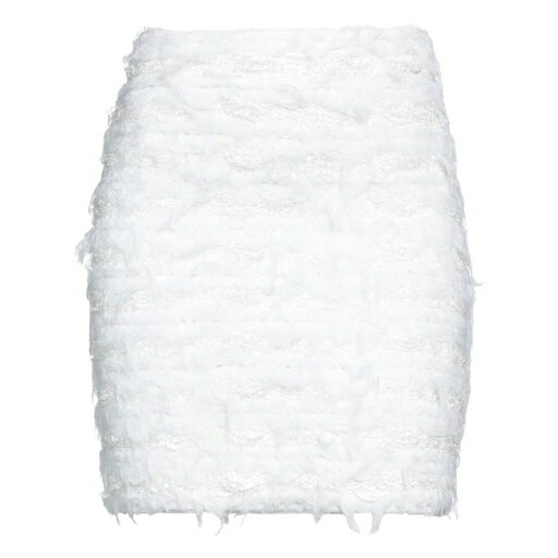 【送料無料】 バルマン レディース スカート ボトムス Mini skirts White 【送料無料】 バルマン レディース スカート ボトムス Mini skirts White