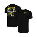 イメージワン レディース Tシャツ トップス Men 039 s Black Purdue Boilermakers Vintage-Like Through the Years Two-Hit T-shirt Black