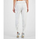 ゲス レディース カジュアルパンツ ボトムス Women 039 s Marzia Buckle-Hem Cargo Jogger Pants Pure White