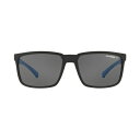 アーネット メンズ サングラス・アイウェア アクセサリー Polarized Sunglasses, AN4251 58 STRIPE MATTE BLACK / POLAR GREY 1