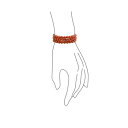 uO fB[X uXbgEoOEANbg ANZT[ Set Of 3 Plain Stacking Round Carnelian Red Stone Ball Bead Stackable Strand Stretch Bracelet For Women Teen For Men 8MM Red carnelian