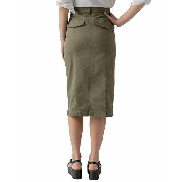 TN`A[ fB[X XJ[g {gX Women's Triple Threat Front-Slit Midi Skirt Burnt Olive