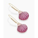 xbcBW\ fB[X sAXCO ANZT[ Faux Stone Seashell Dangle Earrings Pink, Gold