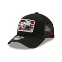 ニューエラ レディース 帽子 アクセサリー Men's Black Tony Stewart Legends 9FORTY A-Frame Adjustable Trucker Hat Black