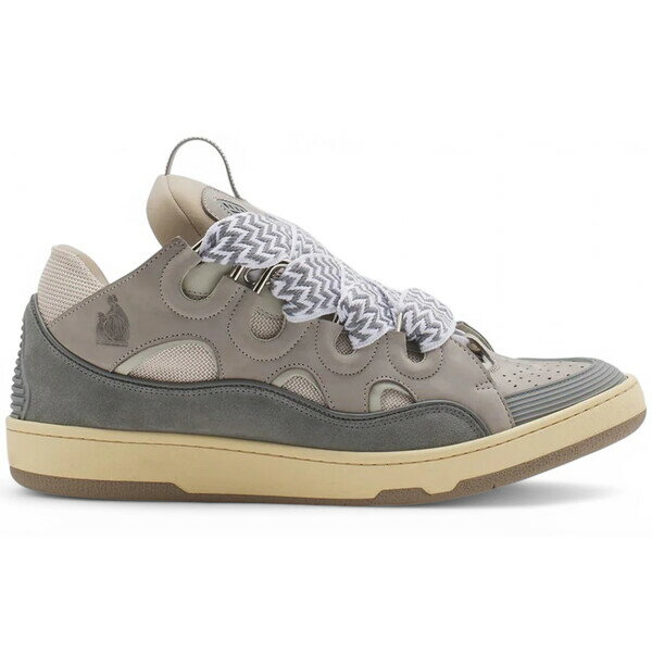 Lanvin ランバン メンズ スニーカー 【Lanvin Curb Sneaker Grey Ivory】 サイズ US_7.5(25.5cm) Grey/I...
