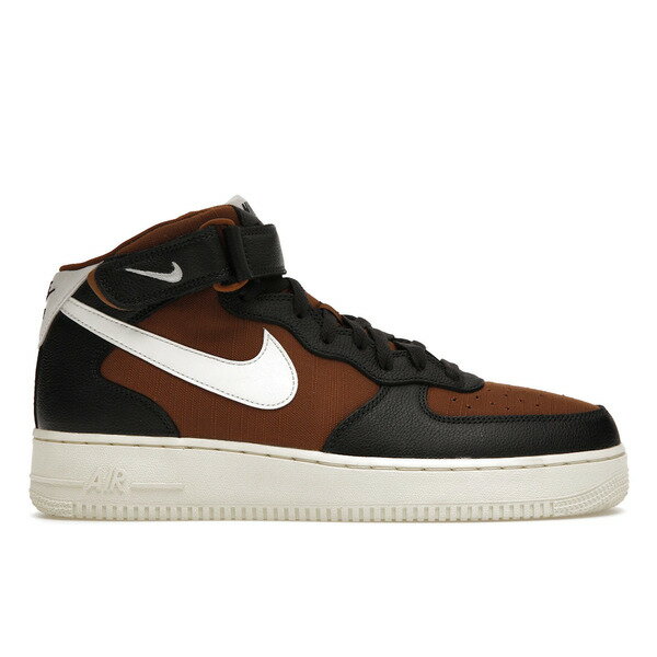 Nike ナイキ メンズ スニーカー 【Nike Air Force 1 Mid '07 Vintage Off-Noir Pecan】 サイズ US_12(30.0cm) Off-Noir/Pecan/Alpha Orange/Sail