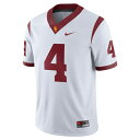 ナイキ メンズ ユニフォーム トップス Mario Williams USC Trojans Nike NIL Football Replica Jersey White