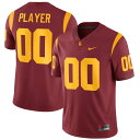 ナイキ メンズ ユニフォーム トップス USC Trojans Nike PickAPlayer NIL Replica Football Jersey Crimson