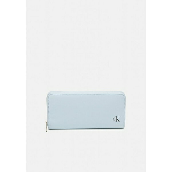 カルバンクライン カルバンクライン レディース 財布 アクセサリー BLOCK ZIP AROUND - Wallet - keepsake blue