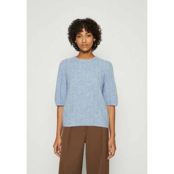 ゲタス レディース ニット&セーター アウター TEE - Jumper - illution blue melange