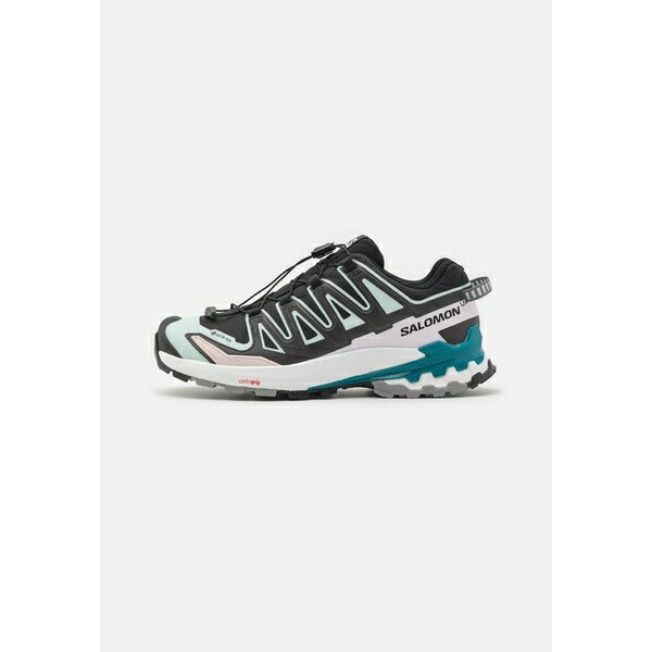 サロモン レディース テニス スポーツ XA PRO 3D V9 GTX - Hiking shoes - black/bleached aqua/harbour blue