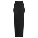 【送料無料】 リックオウエンス レディース スカート ボトムス Maxi skirts Black(4)