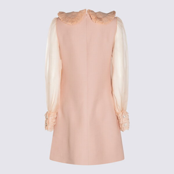 ヴァレンティノ レディース ワンピース トップス Pink Silk Dress ROSE MISTのサムネイル