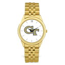 W[fB Y rv ANZT[ Georgia Tech Yellow Jackets Team Logo Rolled Link Bracelet Wristwatch -